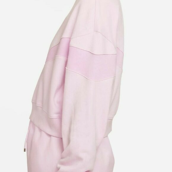 1X PLUS SIZE NIKE Women's Crew neck Sportswear Jacket PINK SWEATSHIRT DM3284-695 - Picture 10 of 11